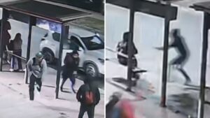 Alerta por nuevo método de asaltos: Bandas se bajan en paraderos de buses RED y roban a quienes esperan transporte