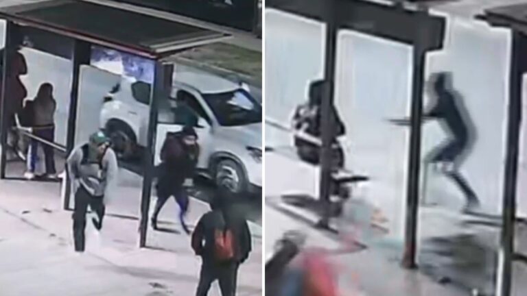 Alerta por nuevo método de asaltos: Bandas se bajan en paraderos de buses RED y roban a quienes esperan transporte