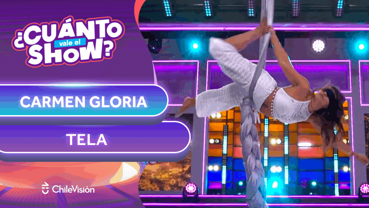 ¡Con vendas en los ojos! Artista del aire volvió a deleitar con sus acrobacias sobre la tela