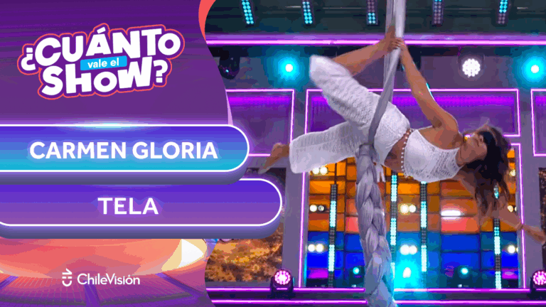 ¡Con vendas en los ojos! Artista del aire volvió a deleitar con sus acrobacias sobre la tela