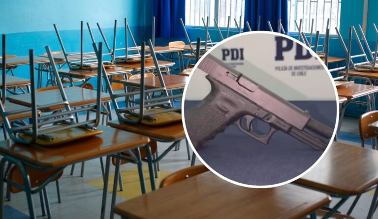Compañera alertó a inspectoría: Detienen a estudiante tras ingresar con arma de fuego a colegio de Rancagua