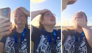 “Ojalá lleguen bien”: Tere Paneque se quebró en vivo al presenciar despegue de la misión Artemis II