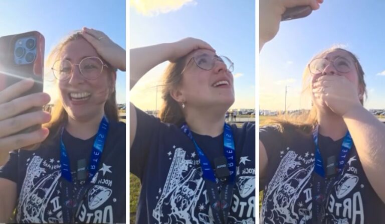 “Ojalá lleguen bien”: Tere Panaque se quebró en vivo al presenciar despegue de la misión Artemis II