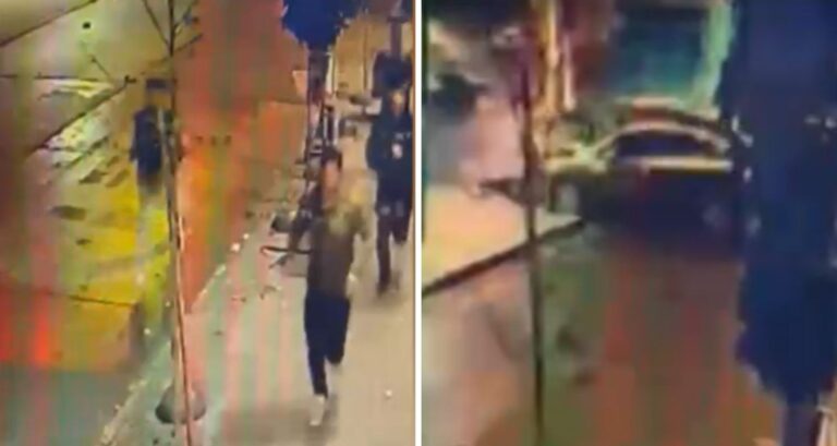 Fatal choque en Santiago: Cámara captó momento en que carabineros cruzaron en rojo y se dieron a la fuga