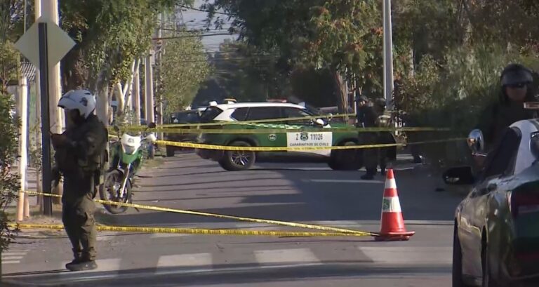 Reportan un fallecido y un herido en riesgo vital tras balacera frente a colegio en Pedro Aguirre Cerda