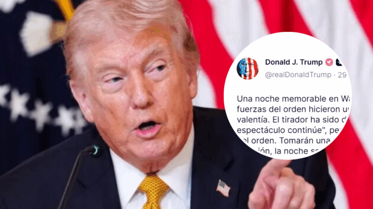 Tras disparos en Casa Blanca: Donald Trump confirma que tirador fue detenido