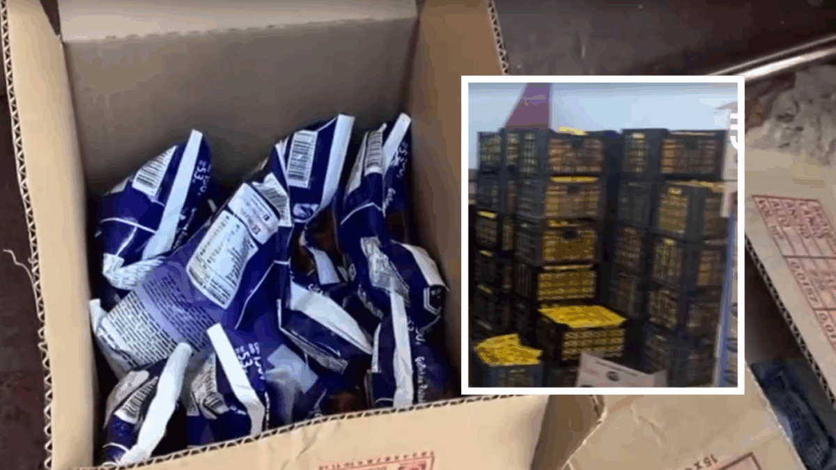 Cambiaban la fecha de vencimiento y los vendían: Incautan 15 mil alimentos adulterados