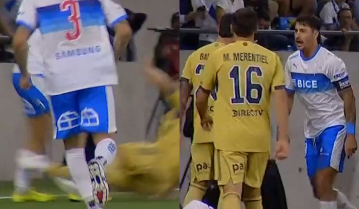 VIDEO | Directo a la canilla: La otra imagen que muestra planchazo de defensa de Boca a Justo Giani