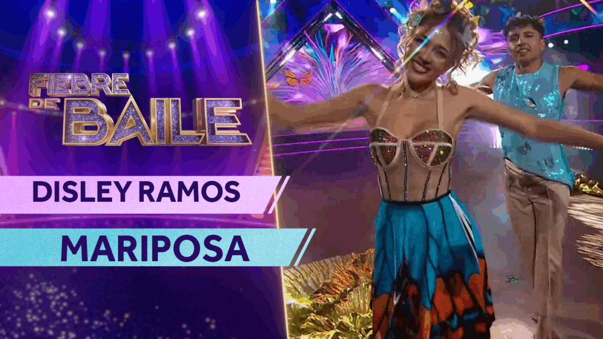 Toda una “Mariposa tecknicolor”: Disley Ramos mostró todo su carisma en una enternecedora coreografía