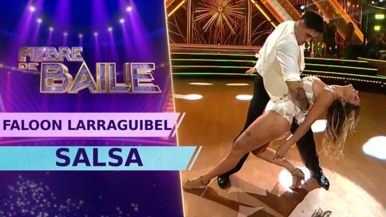 ¡Llegó con su juego de pasión! Faloon Larraguibel brilló en la pista con una espectacular salsa