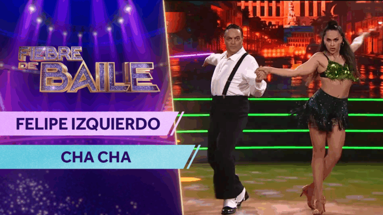 Con toda la sazón del cha cha: Felipe Izquierdo brilló en la pista con una coreografía llena de ritmo