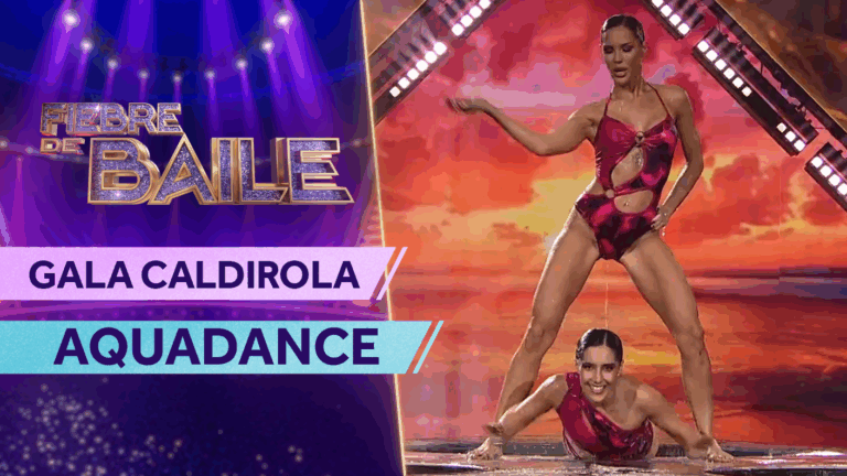 Elegante y carismática: Gala Caldirola se lució en el aquadance con un éxito de Harry Styles