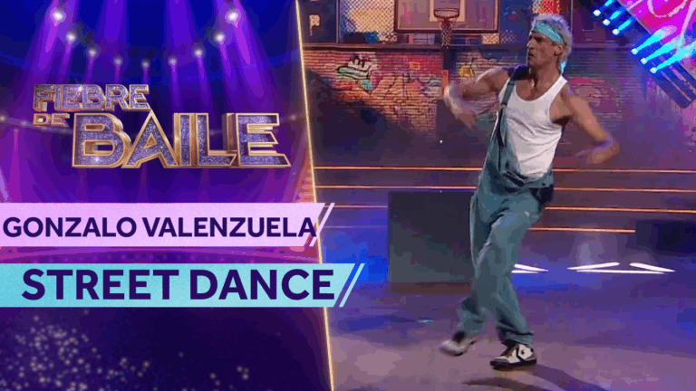 ¡Un baile muy callejero! Gonzalo Valenzuela salió con todo para demostrar su versatilidad en la pista