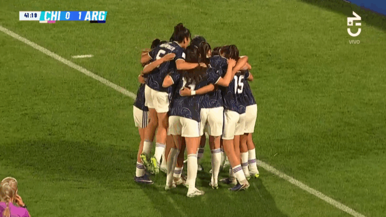 Con penal cobrado vía VAR: El gol de Argentina para abrir la cuenta ante Chile en la Liga de Naciones Femenina