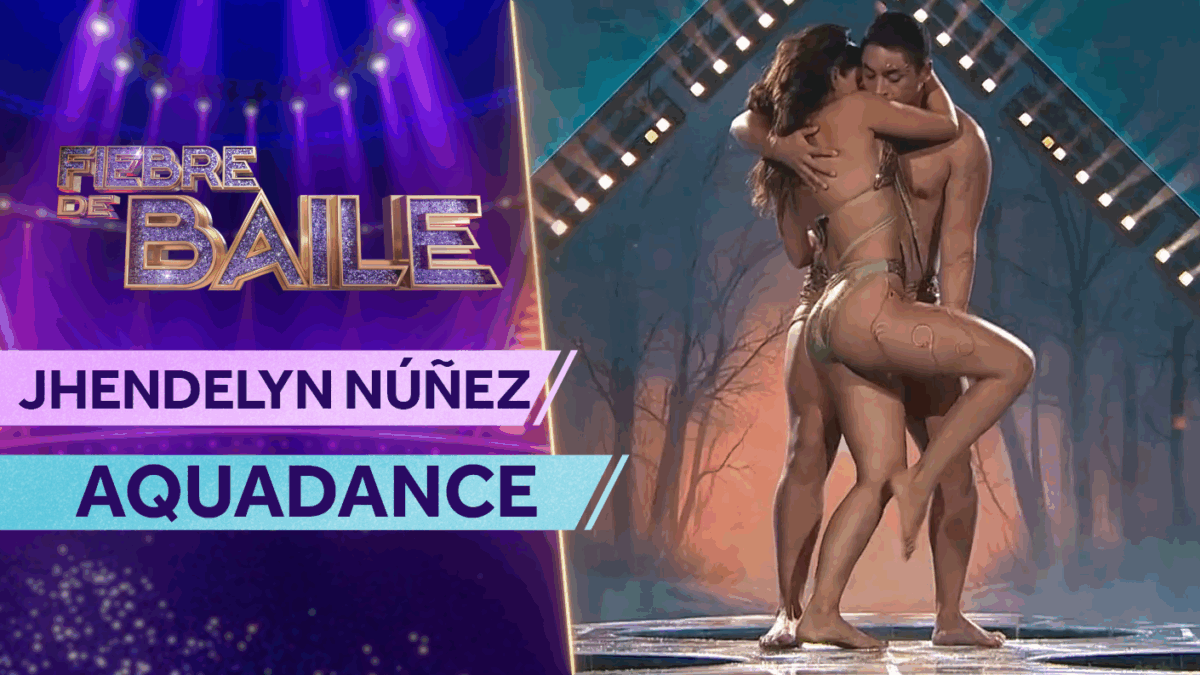 ¡Una sirena en agua! Jhendelyn Núñez sorprendió en el aquadance a una semana de su ingreso al programa