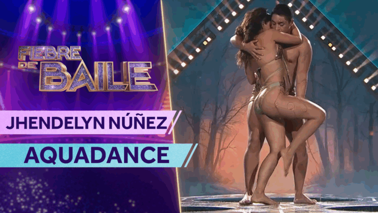 ¡Una sirena en agua! Jhendelyn Núñez sorprendió en el aquadance a una semana de su ingreso al programa