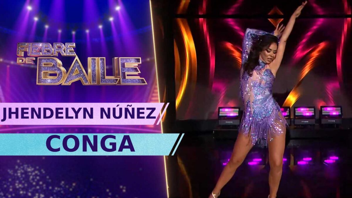 ¡Un fogoso regreso a la televisión! Jhendelyn Núñez debutó en Fiebre de Baile con una enérgica coreografía