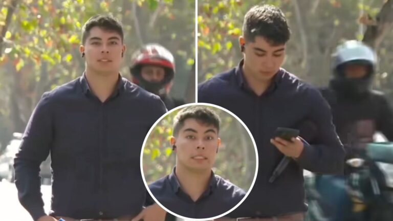 “Dos veces me intentaron robar”: Periodista de CHV Noticias vivió tenso momento previo a despacho en Santiago Centro