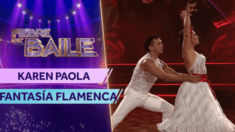 ¡Trajo lo mejor de España al estudio! Karen Paola se desató con toda la furia de un flamenco
