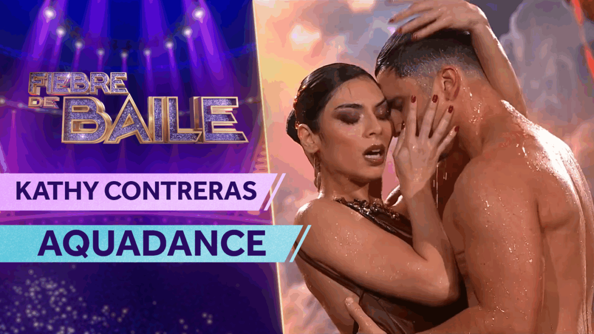 Sensualidad pura y natural: Kathy Contreras derrochó talento en su presentación en el aquadance