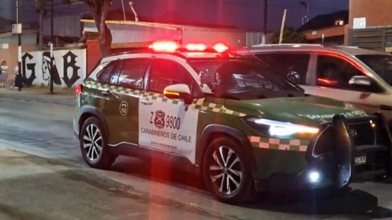 Balacera deja un muerto y una turista brasileña herida en La Pintana