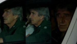 Tocando la bocina: Así se fue Manuel Pellegrini tras eliminación del Betis de la Europa League