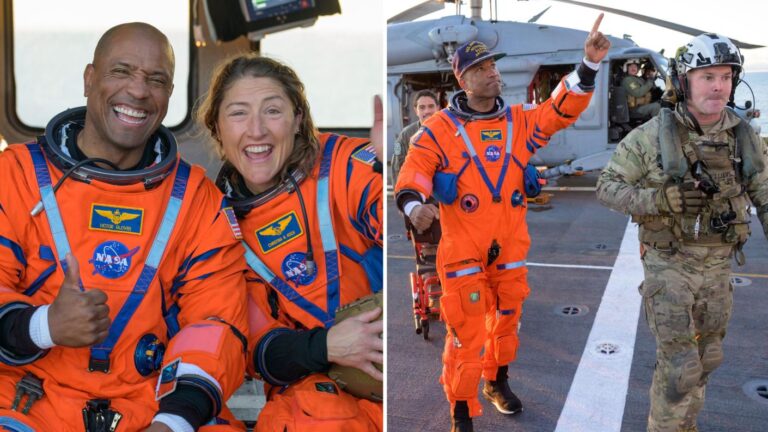 FOTOS | NASA publicó imágenes de la tripulación del Artemis II tras su exitoso regreso a la Tierra