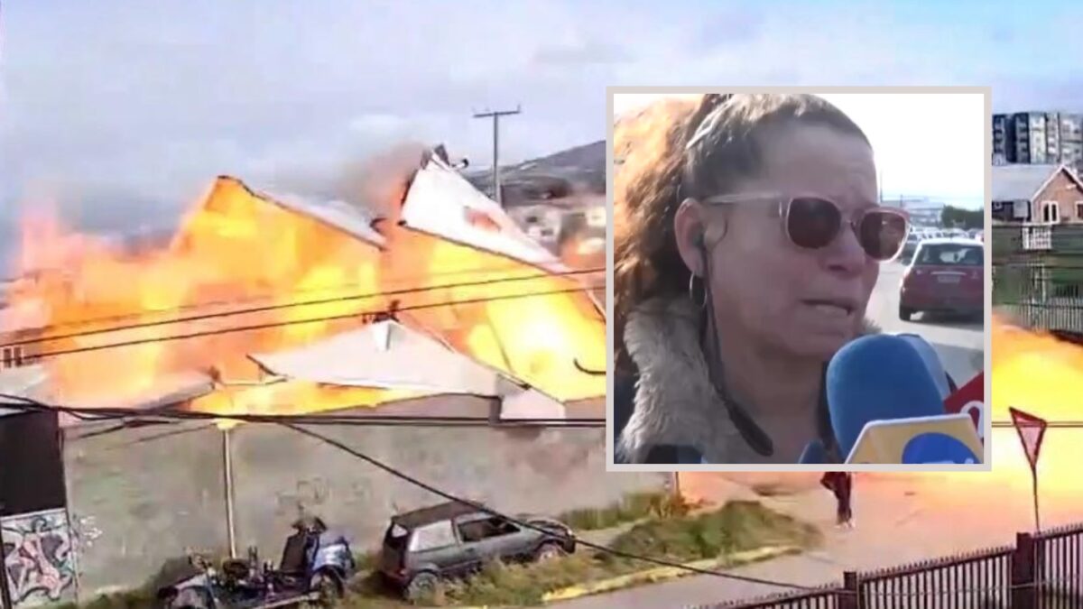 “El señor iba…”: Testigo entrega crudo relato de explosión en Punta Arenas que tiene a hombre en estado crítico