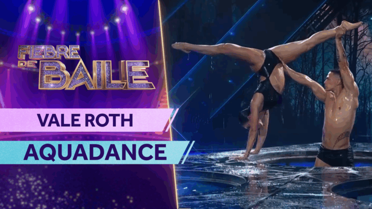 ¡Agua y aire en el aquadance! Vale Roth volvió a las piscinas de Fiebre de Baile tras más de una década