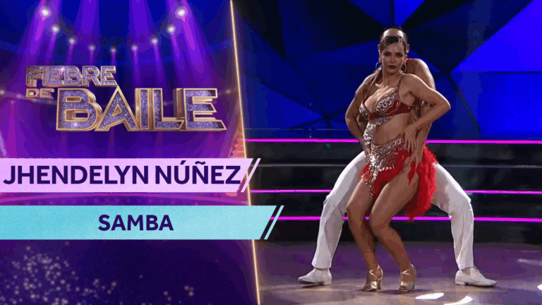 ¡Con la energía de la samba! La coreografía de Jhendelyn Núñez que encendió la pista de Fiebre de Baile