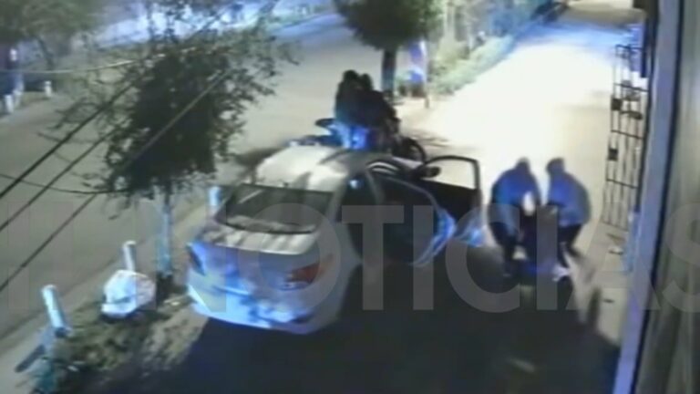 VIDEO | Revelan momento exacto en que mujer es secuestrada cuando llegaba a su casa