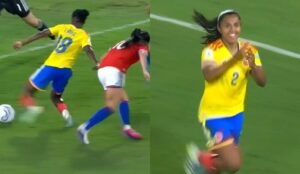 Provocó reclamos en La Roja: El polémico penal que le permitió a Colombia liquidar partido ante Chile
