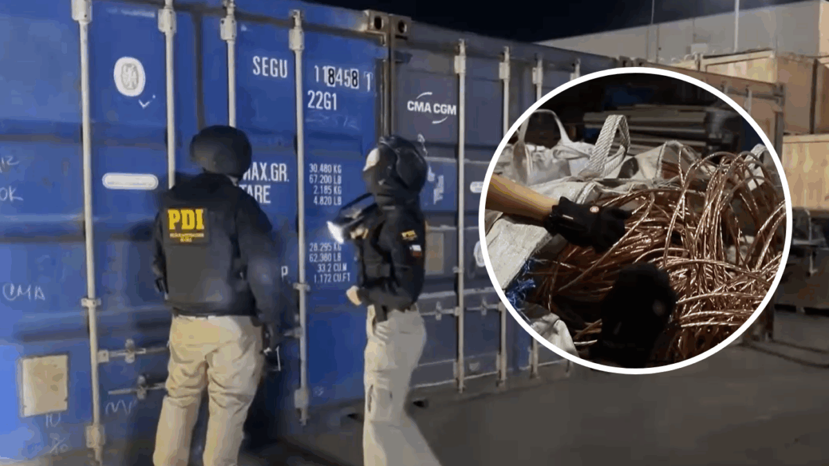 Operación “Alto Voltaje”: PDI desbarató banda que robaba cobre en Chile