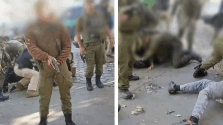 VIDEO | Carabinera desenfundó arma en medio de tenso desalojo en Barrio Meiggs