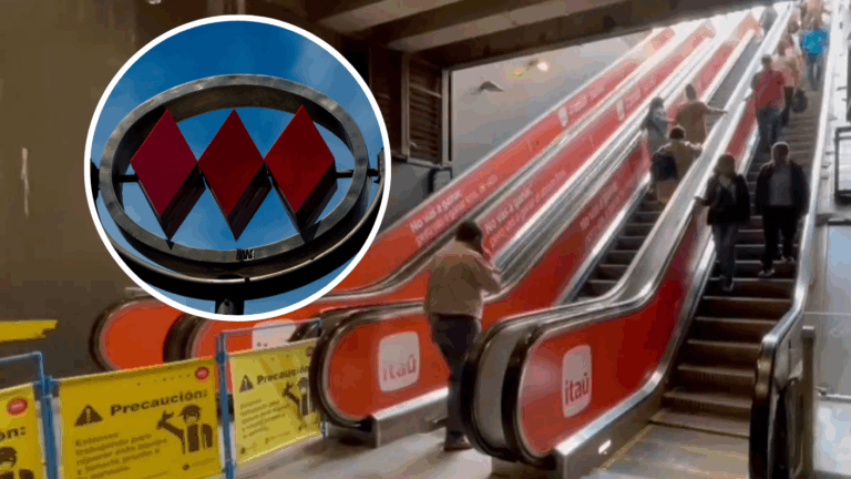 Falla histórica en escalera de Metro: 7% de las escaleras mecánicas presentaron problemas