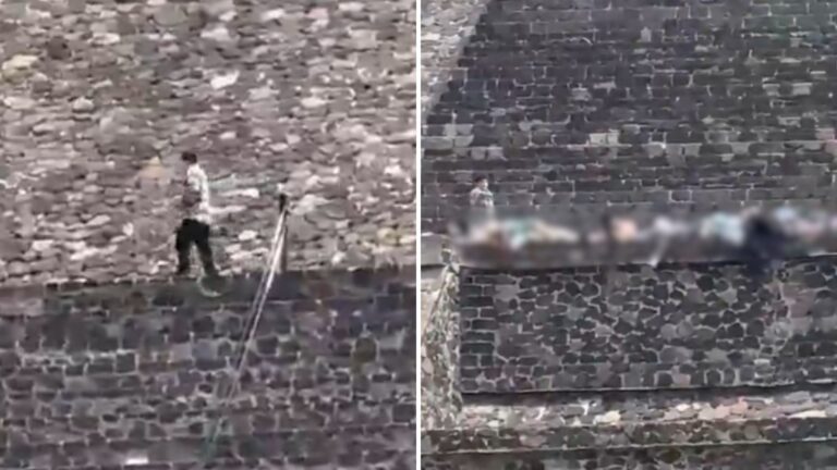 Hay 13 personas heridas: Hombre mató a turista en las pirámides de Teotihuacán y se suicidó