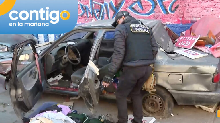 Operativo de retiro en La Granja: 