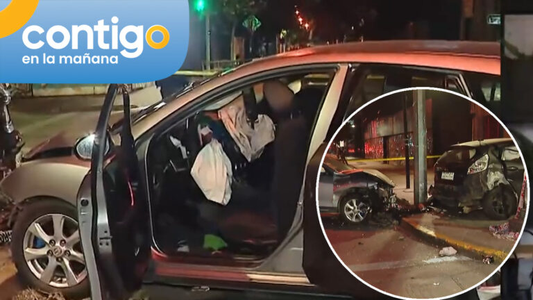 Carabineros chocaron contra auto y pasajera quedó en riesgo vital: Funcionarios se fugaron tras el accidente