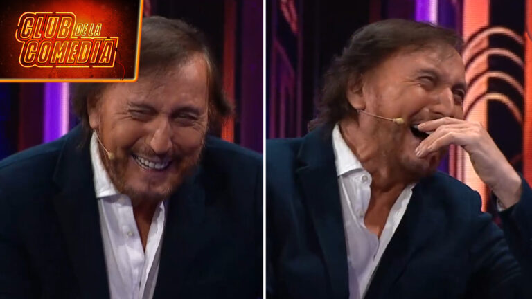 ¡Error de cálculo! Carlos Pinto tuvo ataque de risa tras sufrir chascarro en el Club de la Comedia