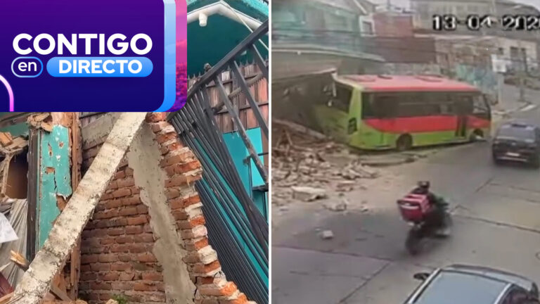 Impactó contra vivienda: Choque de microbús dejó siete pasajeros lesionados en Valparaíso