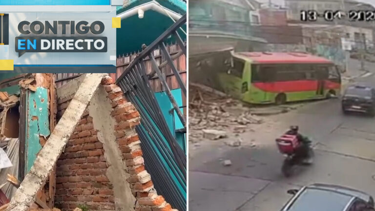 Impactó contra vivienda: Choque de microbús dejó siete pasajeros lesionados en Valparaíso