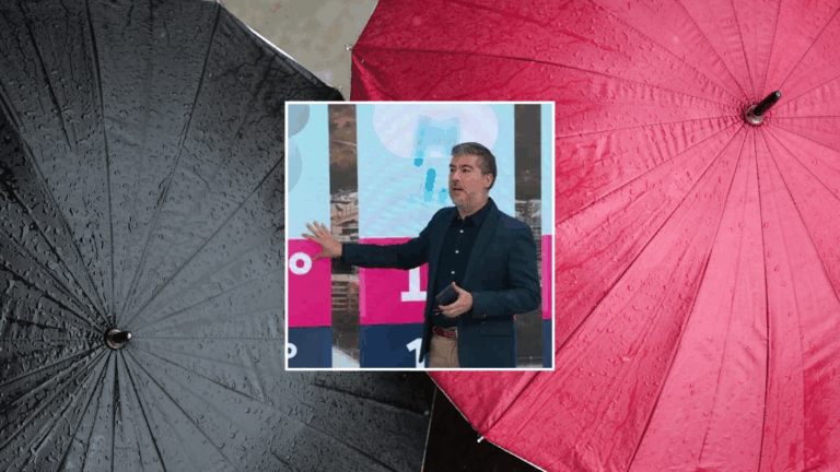 Comenzaron las precipitaciones en Santiago: Revisa el pronóstico del tiempo de este fin de semana