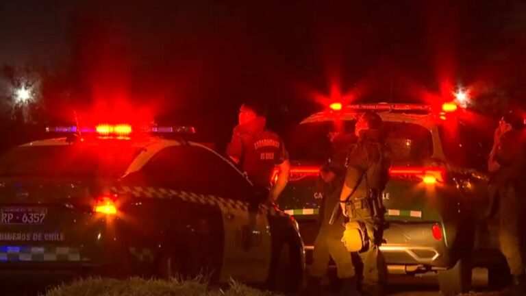 Turba evita detención en Colina y agrede brutalmente a carabinero: Un atacante terminó baleado