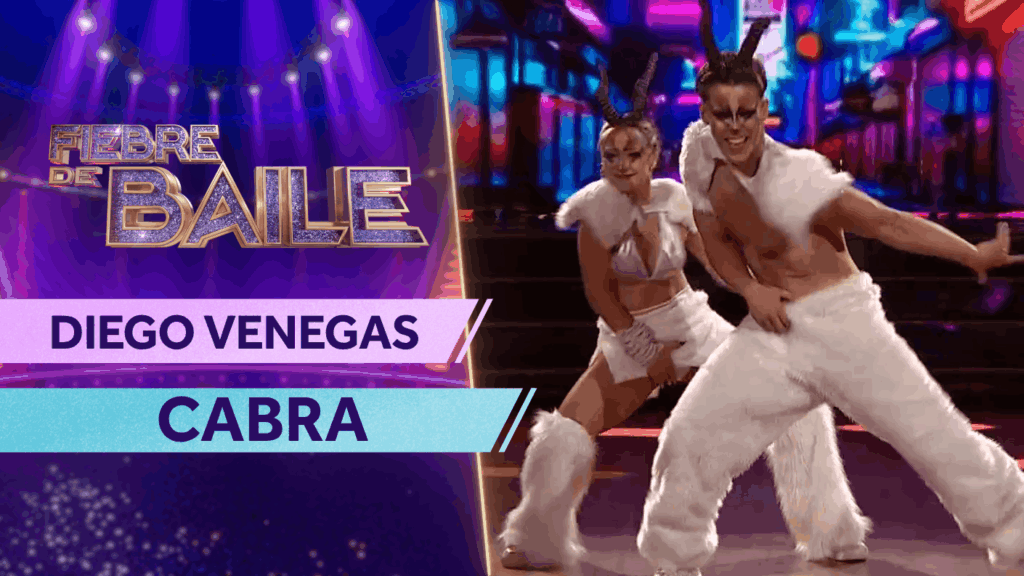 ¡Llegó la cabra! Diego Venegas mostró su lado salvaje con impactante y enérgica performance