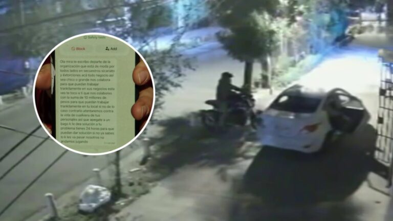 Nuevo caso de extorsión: Víctima mostró en vivo mensaje donde le exigían $10 millones