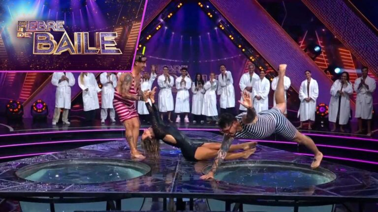 ¡Al agua pato! Diana Bolocco y Claudio Michaux impactaron con histórico piscinazo en Fiebre de Baile