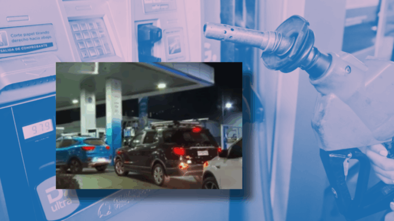 AHORA | Hoy sube la bencina: Largas filas se registran a esta hora en varias gasolineras producto de una nueva alza de los combustibles