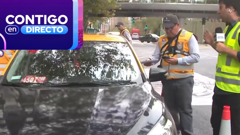 Operativo en Providencia: Inspectores realizan rigurosa fiscalización de taxis