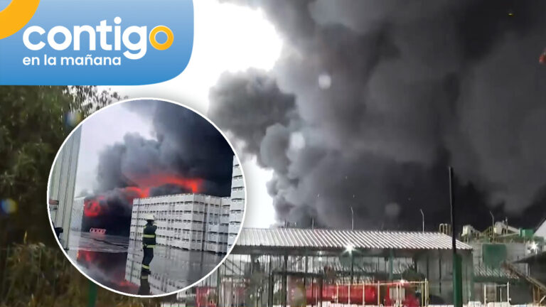 AHORA | Gigantesco incendio afecta a planta industrial en El Monte: 500 personas fueron evacuadas