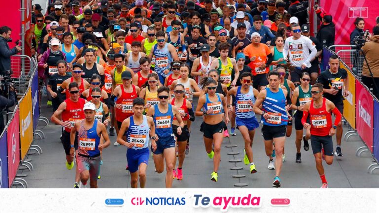Revisa cortes de calles y el mapa de la Maratón de Santiago 2026